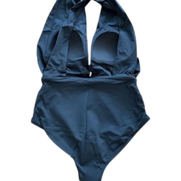 Lulu's Black Plunge One-Piece Swimsuit - Picture 5 of 5